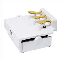 LB-PRO3WH Подставка-удлинитель педалей пианино для детей, белая, Rin LB-PRO3WH