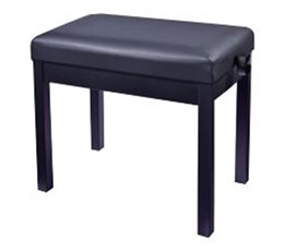 HY-TM20-SATIN-BLACK Банкетка, матовый черный, искусственная кожа, Rin HY-TM20-SATIN-BLACK