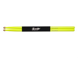10101003009 Fluorescent Series 7A YELLOW Барабанные палочки, желтые, орех гикори, HUN 10101003009