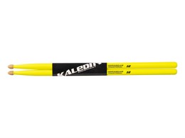 7KLHBYL5A Yellow 5A Барабанные палочки, граб, флуоресцентные желтые, Kaledin Drumsticks 7KLHBYL5A