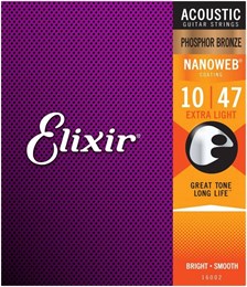 ELIXIR 16002 - Струны для акустической гитары 16002
