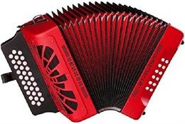 HOHNER El Rey del Vallenato GCF red - Аккордеон диатонический A49241