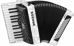 HOHNER Bravo II 60 white - Аккордеон 1/2 A16951