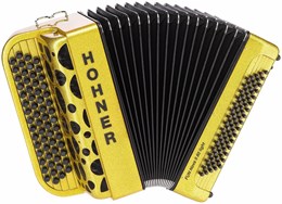 HOHNER Fun Nova II 80 light gold glitter (C-Stepped) - Баян A6016