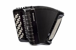 HOHNER MATTIA IV 120 BK gun black (B-Stepped) - Баян A3691