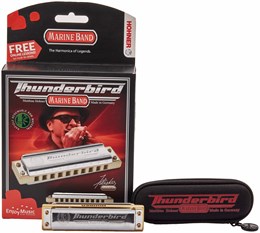 HOHNER Marine Band Thunderbird D low - Губная гармоника диатоническая M201113X