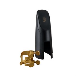 HBS2G H-Ligature Лигатура с колпачком для саксофона баритон, позолоченная, Rico HBS2G