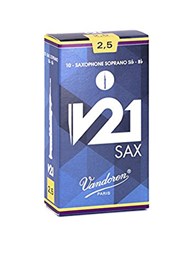 Vandoren SR8025 V21 Трости для саксофона сопрано, размер 2.5, 10шт SR8025