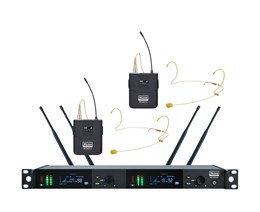 XLINE MD-262A-E(NEW) Радиосистема двухканальная c двумя поясными передатчиками MD-262A-E(NEW)