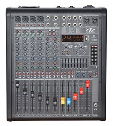 SVS Audiotechnik mixers PM-8A Активный аналоговый микшерный пульт, 8-канальный PM-8A