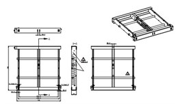 SVS Audiotechnik L210TG Рама для подвеса L210A L210TG