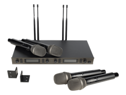 Axelvox UHF 650 - 758 MHz, LCD DSP, - 4 Микрофонная радиосистема цифровая модуляция, дисплей, ручной микрофон шт. DX800FC