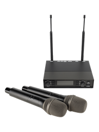 Axelvox UHF 650 - 758 MHz, LCD DSP, - 2 Микрофонная радиосистема подавитель обратной связи, цифровая модуляция, дисплей, ручной микрофон шт. DX800FK