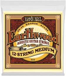 ERNIE BALL 2012 Earthwood 80/20 Bronze Medium 11-52 - Струны для акустической 12-струнной гитары P02012