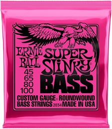 ERNIE BALL 2834 Nickel Wound Slinky Super 45-100 - Струны для бас-гитары P02834