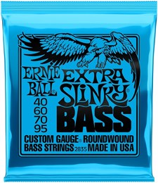 ERNIE BALL 2835 Nickel Wound Slinky Extra 40-95 - Струны для бас-гитары P02835