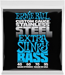 ERNIE BALL 2845 Stainless Steel Slinky Extra 40-95 - Струны для бас-гитары P02845