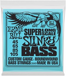 ERNIE BALL 2849 Nickel Wound Long Scale Slinky 45-105 - Струны для бас-гитары P02849