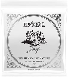 ERNIE BALL 3829 Tim Henson Clear and Silver Medium 28-42 - Струны для классической гитары P03829