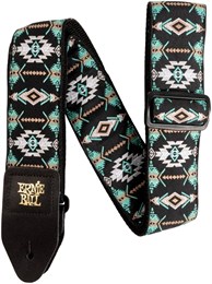 ERNIE BALL 5325 Jacquard Southwestern Turquoise - Ремень для гитары P05325