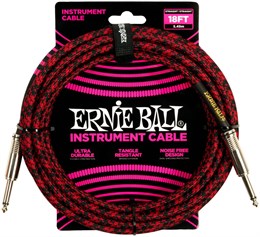 ERNIE BALL 6396, 5.49м - Инструментальный кабель P06396