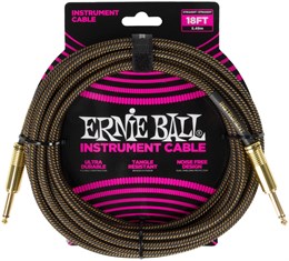 ERNIE BALL 6432, 5.49м - Инструментальный кабель P06432