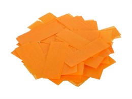 Lfocus FTPCO Конфетти из специализированной бумаги (тишью) 17х55мм, оранжевый, упаковка 1 кг FTPCO