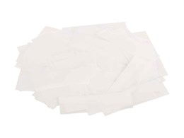 Lfocus FMCWH Конфетти металлизированное 17х55мм, белый, упаковка 1 кг FMCWH