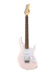 Cort G200-WBAG-PPK G Series Электрогитара, розовая, с чехлом G200-WBAG-PPK