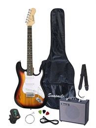 Sunsmile MEGP-SB Комплект электрогитары, комбоусилителя, аксессуаров, санберст MEGP-SB