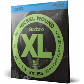 Струны для бас-гитары D'Addario EXL165 45-105 2044