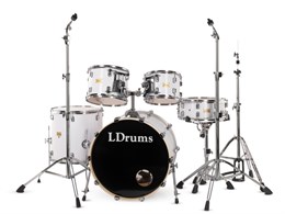 Ldrums 5001011 Барабанная установка, белая 5001011
