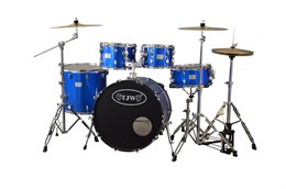 TJW JW225-E5-BL Барабанная установка (2 коробки), синяя JW225-E5-BL