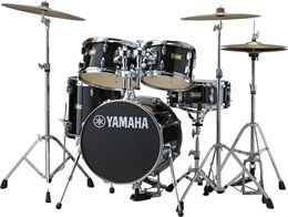 Yamaha JK6F5-RB Manu Katche Junior Kit Барабанная установка со стойками, черная, (2 коробки) JK6F5-RB