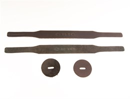 Grig GRT-1 Ремни для оркестровых тарелок, кожа, черные GRT-1