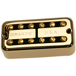 DiMarzio DP292FGBK NEW&amp;apos;TRON BRIDGE  - звукосниматель для электрогитары, хамбакер, Алнико 5, 290 мВ, 8,2 кОм, золото/чёрный DP292FGBK