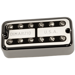 DiMarzio DP293NBK PAF&amp;apos;TRON NECK - звукосниматель для электрогитары, хамбакер, Алнико 5, 200 мВ, 8,03 кОм, никель/чёрный DP293NBK