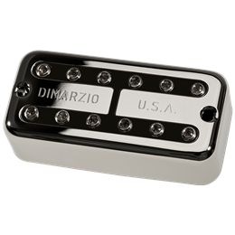 DiMarzio DP297FNBK SUPER DISTOR&amp;apos;TRON - звукосниматель для электрогитары, хамбакер, керамика, 410 мВ, 14,62 кОм, никель/чёрный DP297FNBK