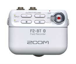 Zoom F2-BT/W полевой стереорекордер, Bluetooth, белый цвет Zoom F2-BT/W