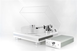 Виниловый проигрыватель Transrotor STRATO BIANCO TMD TRA9 Chrome XART93212