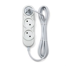 Электрическая Мануфактура PC-Y-1-05-3 PowerCube Бытовой удлинитель, 5 розеток, 1300Вт, 6А, 3.0м PC-Y-1-05-3