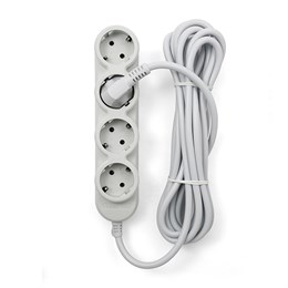 Электрическая Мануфактура PC-Y-6-43-5 PowerCube Бытовой удлинитель, 4+3 розетки, 3500Вт, 5.0м PC-Y-6-43-5