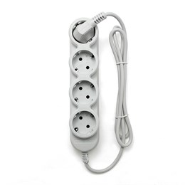 Электрическая Мануфактура PC-Y-5-43-1,5 PowerCube Бытовой удлинитель, 4+3 розетки, 3500Вт, 1.5м PC-Y-5-43-1,5