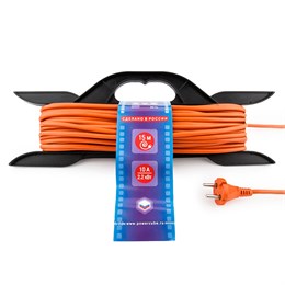 Электрическая Мануфактура PC-L1-R-15 PowerCube Удлинитель на рамке 10А. 1 розетка 15м PC-L1-R-15