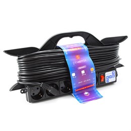 Электрическая Мануфактура PC-LG5-R-30 PowerCube Удлинитель на рамке 16А/3,5 кВт, с вык. 30м PC-LG5-R-30