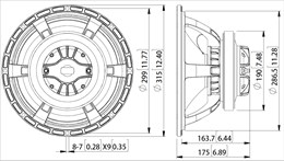 Lavoce CAF123.00T Динамик коаксиальный 12