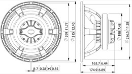 Lavoce CAF123.00TH Динамик коаксиальный 12