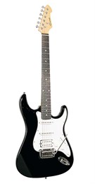 Caraya E215BK Электрогитара, черная E215BK