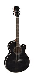Lutner LJ-FMCE-TBK Электро-акустическая гитара, с вырезом LJ-FMCE-TBK