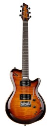 Godin 024131 LGXT Cognac Burst Flame AAA Электрогитара, с чехлом 024131